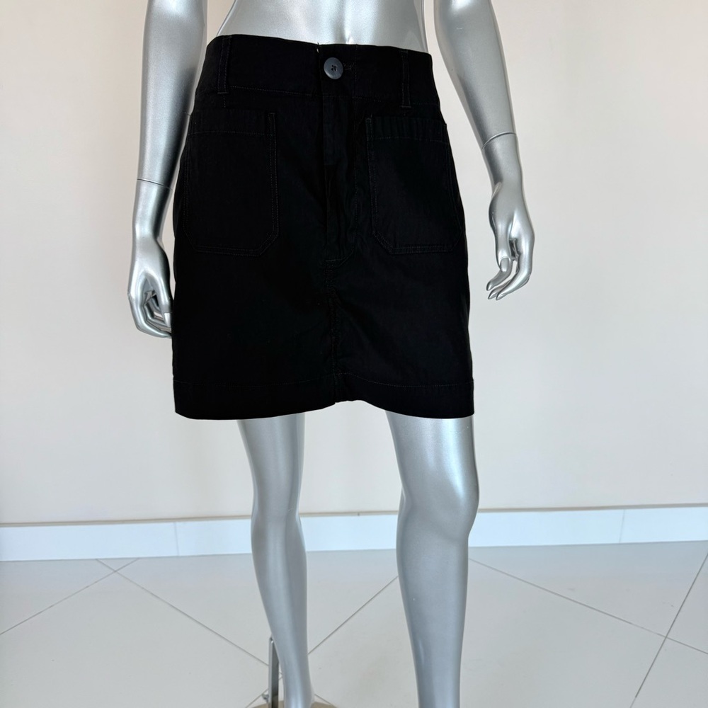 MAEVE women black cotton skirt size M - Picture 2 of 7